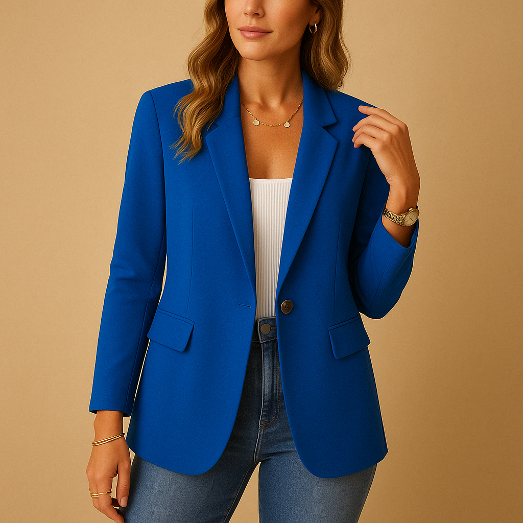 Fitted Blazer | Minimalistische Silhouette | Reguläre Länge