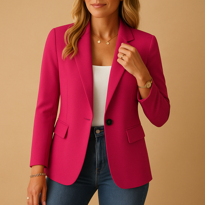 Fitted Blazer | Minimalistische Silhouette | Reguläre Länge