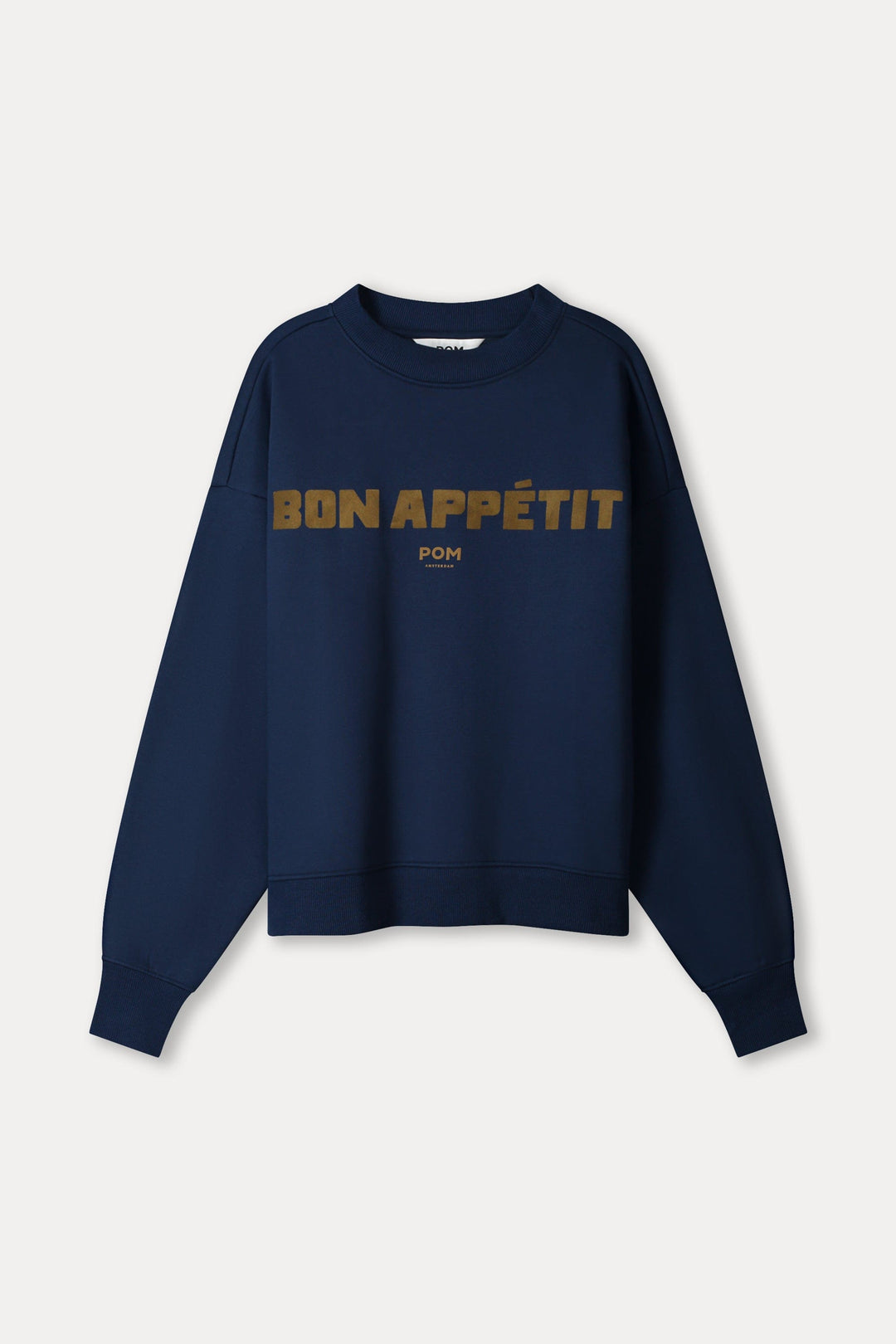 Cotton Sweatshirt | Bon Appétit Print | Relaxed Fit